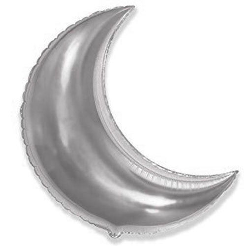 Μπαλόνι foil 9'' ασημί φεγγάρι