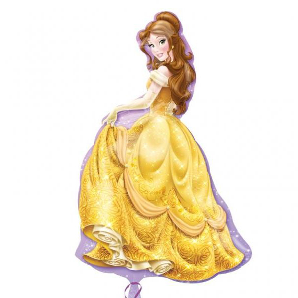 Μπαλόνια Anagram Supershape Princess κίτρινο φόρεμα
