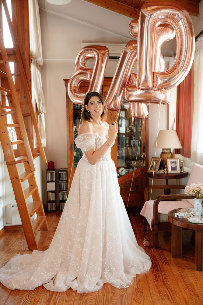 Καλεσμένοι με μπαλόνια Bride