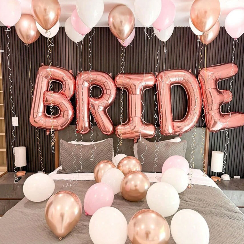 Μπαλόνια Bride στο σπίτι της Αιμιλίας