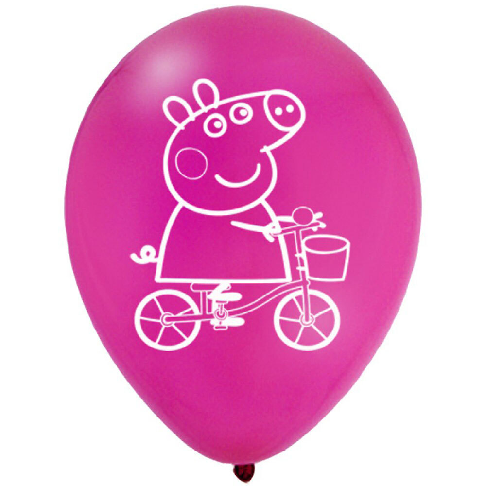 Balloons latex 12 inch Peppa the pig packed 100 pcs
