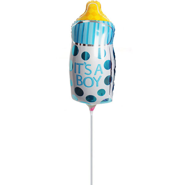 Balloon minishape baby bottle boy ND