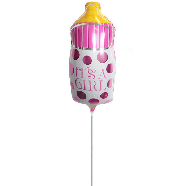 Balloon minishape baby bottle girl ND