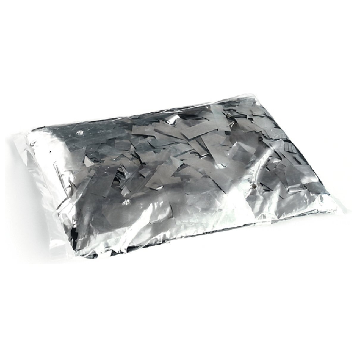 Κομφετί Glitter ασημί 2cm Χ 5cm συσκευασία (1 κιλό)