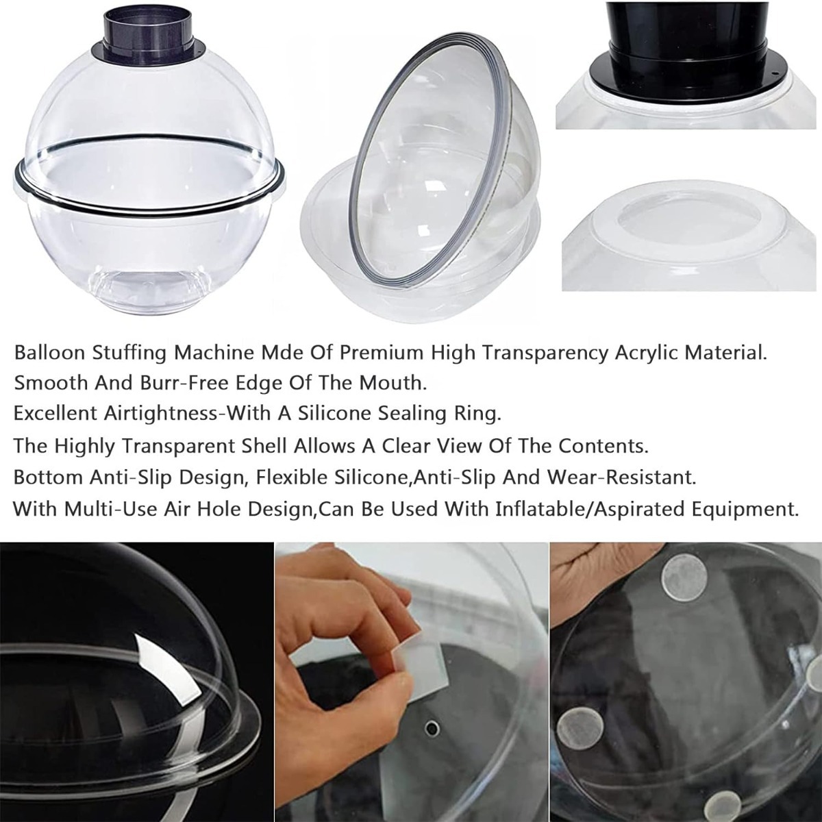 Stuffing machine for 18'' balloon