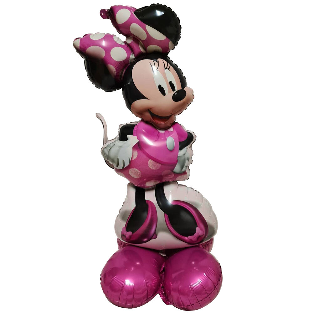 Μπαλόνια Minnie Mouse airloonz ύψους 1,21 cm, φουσκώνουν με αέρα 2