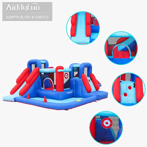 Inflatable Toy AirMyFun 2-in-1 Trampoline and Slide (For Rent Only)