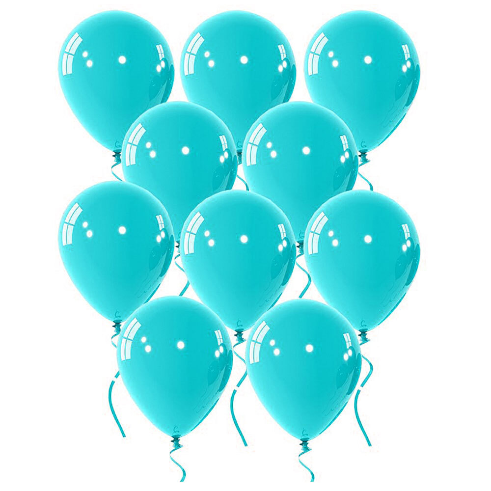 Μπαλόνια 12 ιντσών ματ Aquamarine 15 τεμάχια