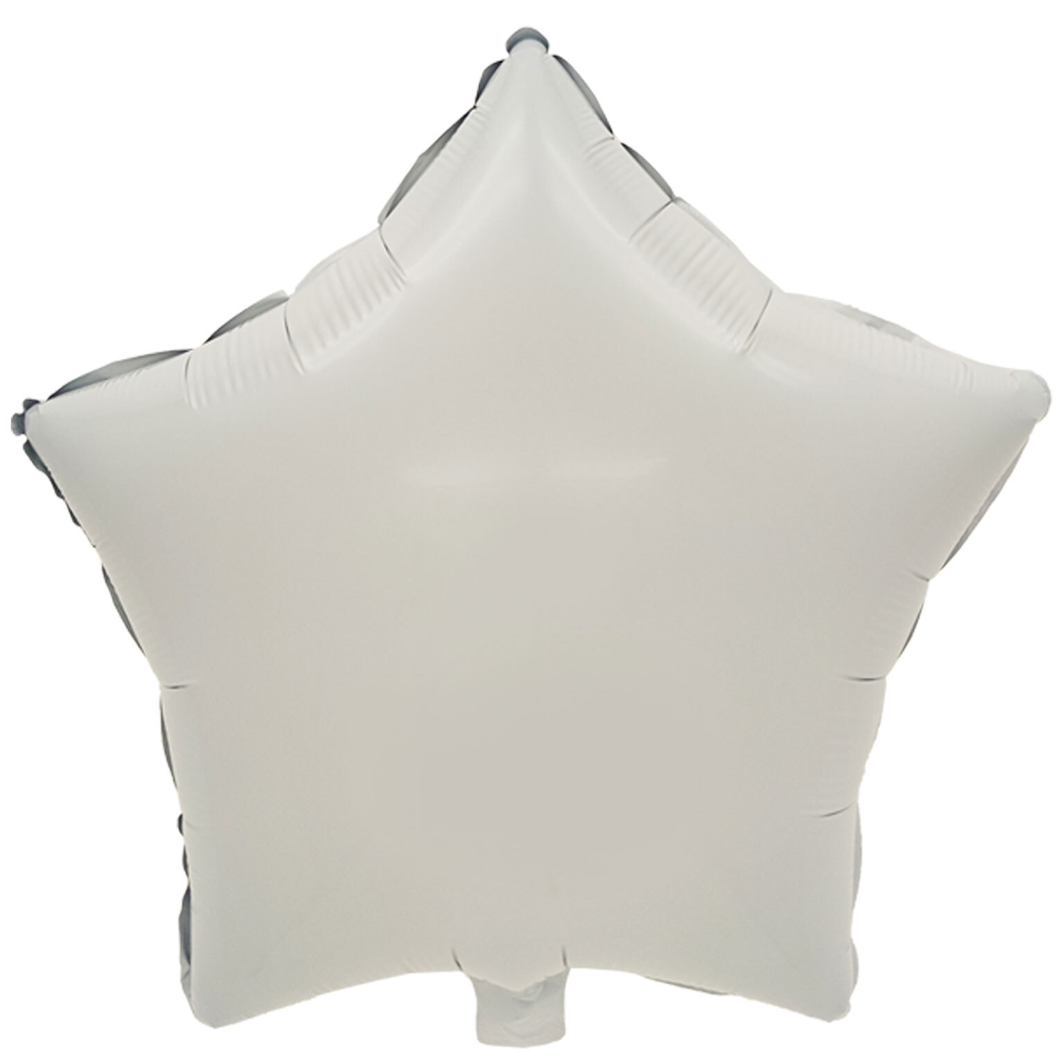 Balloon Star foil 18" ice white (Packaged)