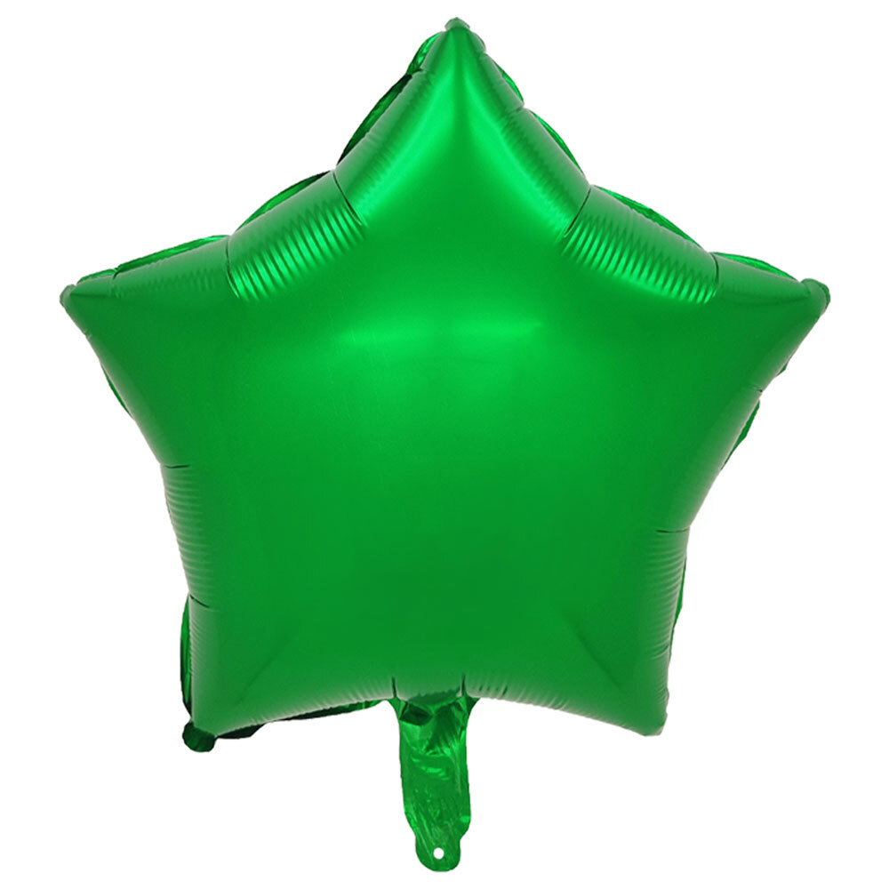 Balloon Star 18" Green (Packaged)