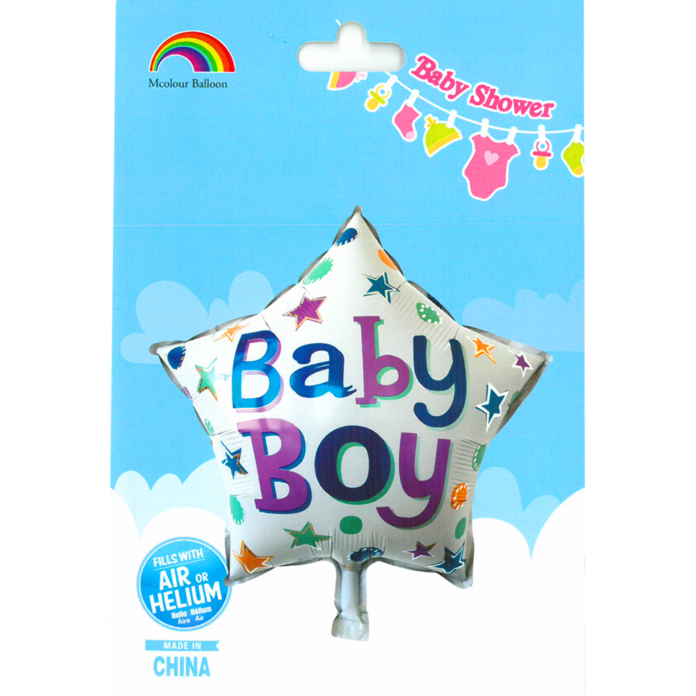 Μπαλόνι foil 18 ιντσών Baby boy αστέρι BF 2