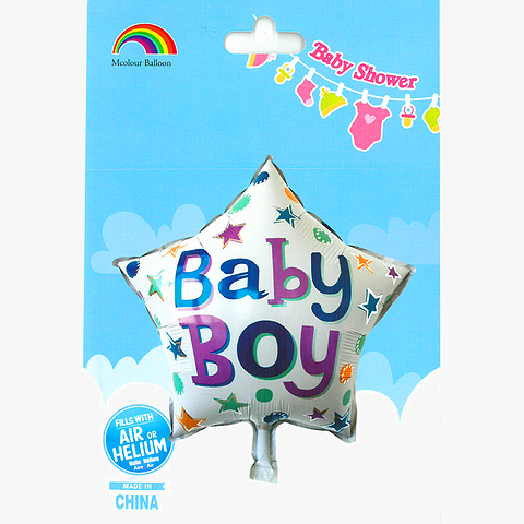 Μπαλόνι foil 18 ιντσών Baby boy αστέρι BF