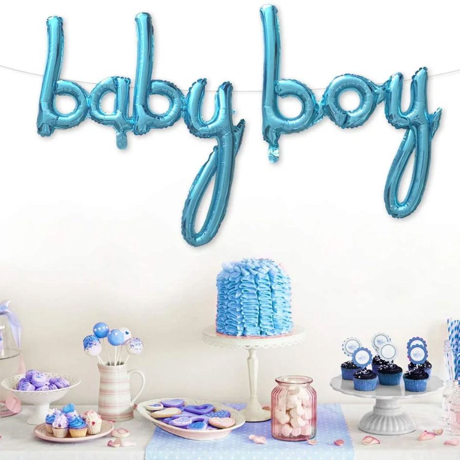 Μπαλόνι Baby Boy - Λέξη 100 εκατοστά 2