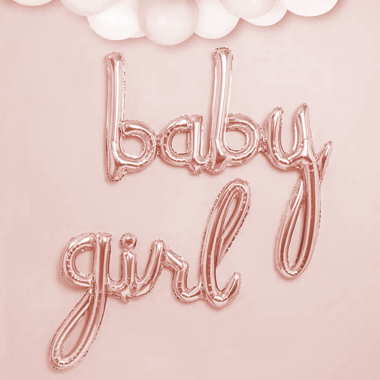 Μπαλόνι Baby Girl- Λέξη 100 εκατοστά 3