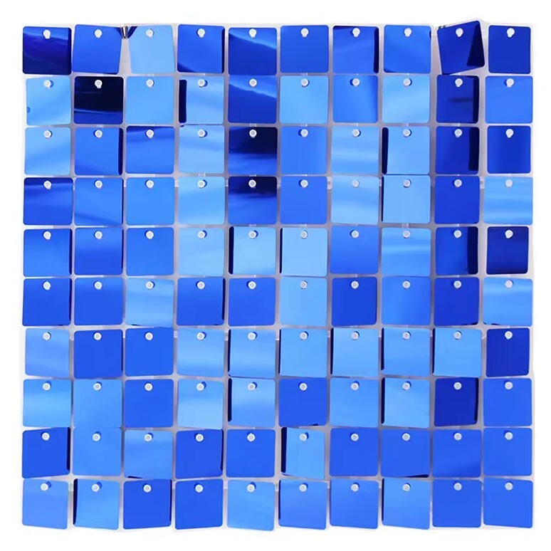 Διακοσμητικό Backdrop Τοίχος - Γαλάζιο - 30 x 30 cm