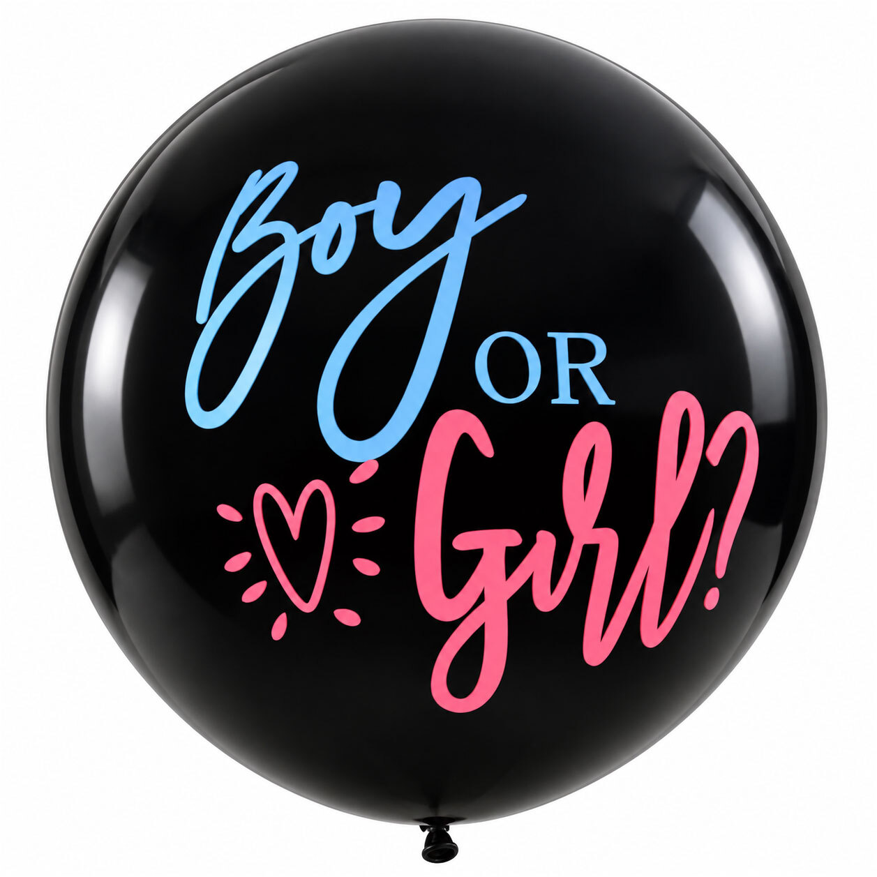 Gender Reveal Balloons Surprise with confetti 1 Meter