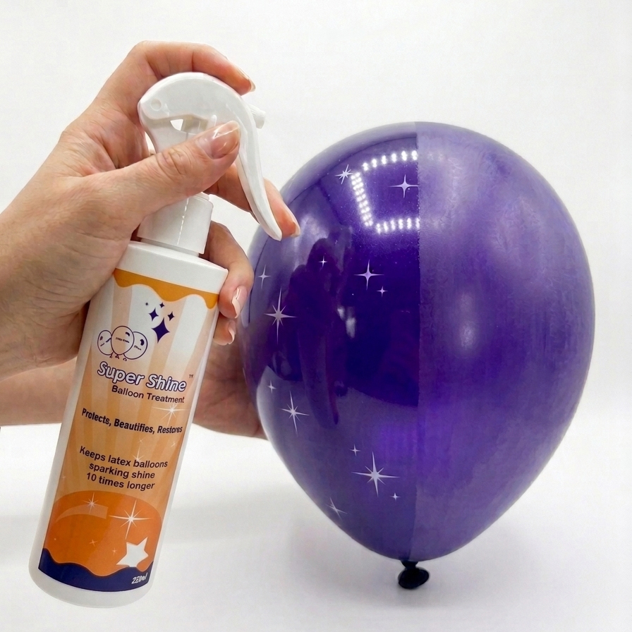 Balloon Shine Liquid For Latex Balloons - 220ml