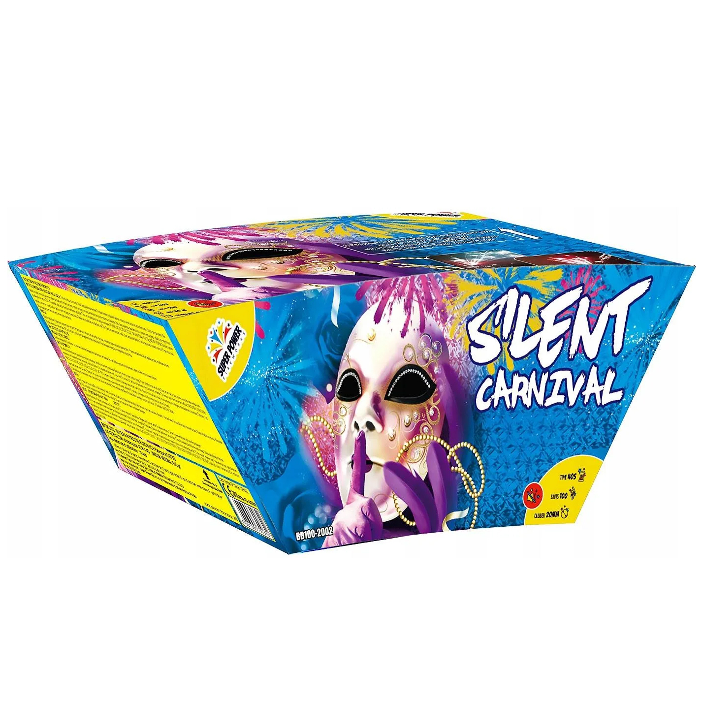 Fireworks 100 Shots Carnival Low Noise Fireworks 00-2002 - Animal friendly