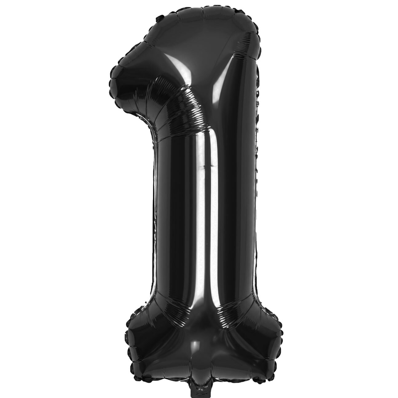 Μπαλόνι Αριθμός Νο 1 Μαύρο 86 cm για ήλιο Slim size (Συσκευασμένο)