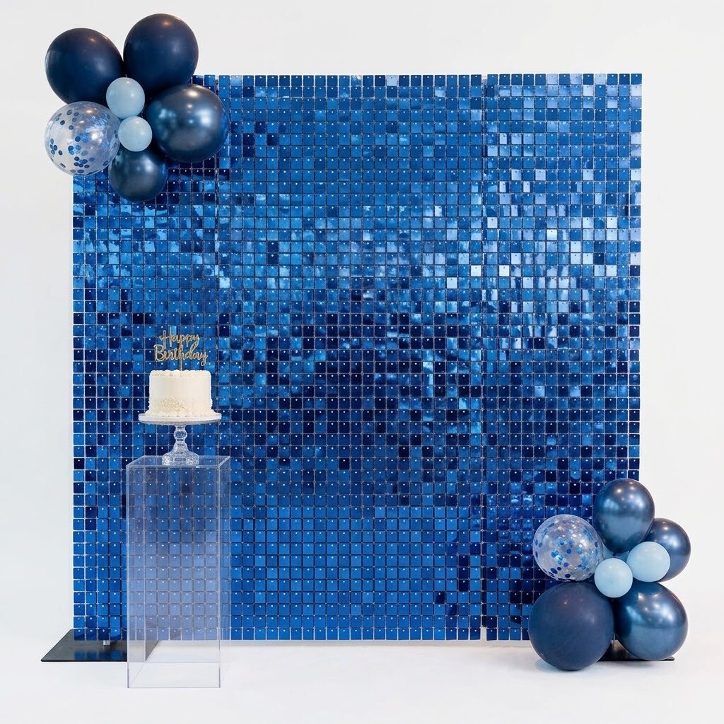 Decoration Backdrop Wall - Light Blue - 30 x 30 cm