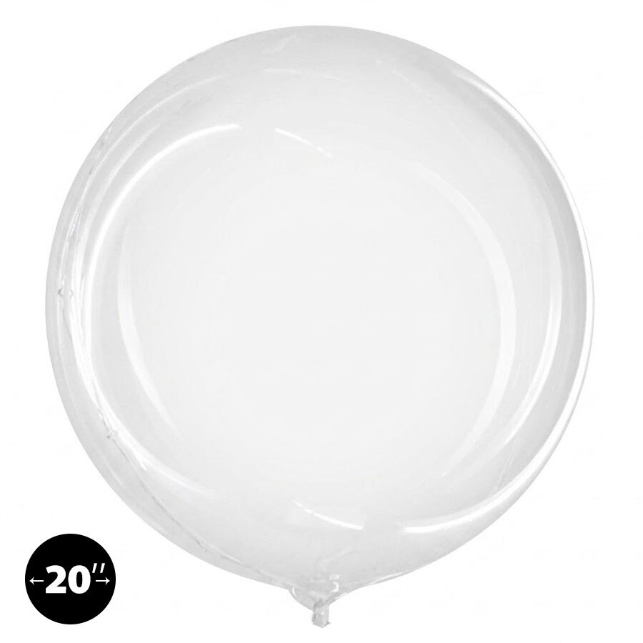 Bubble Balloon Transparent 20-inch Hi Quality PERFECTLY ROUND