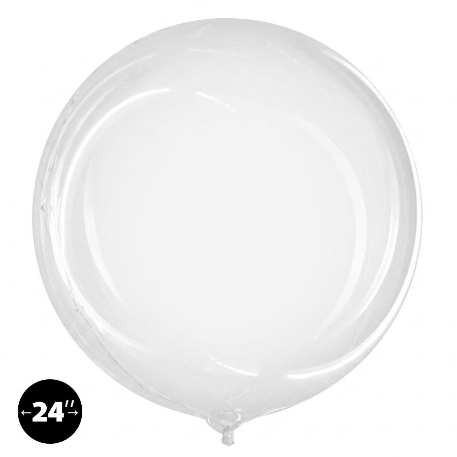 Bubble Balloon Transparent 24-inch Hi Quality PERFECTLY ROUND