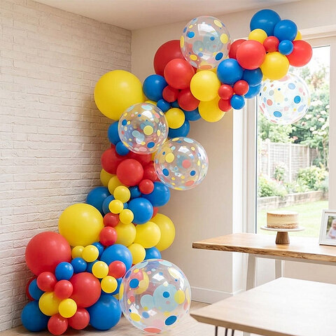 Balloon 22 Inch Polka Dot Bubble Balloon ROUND