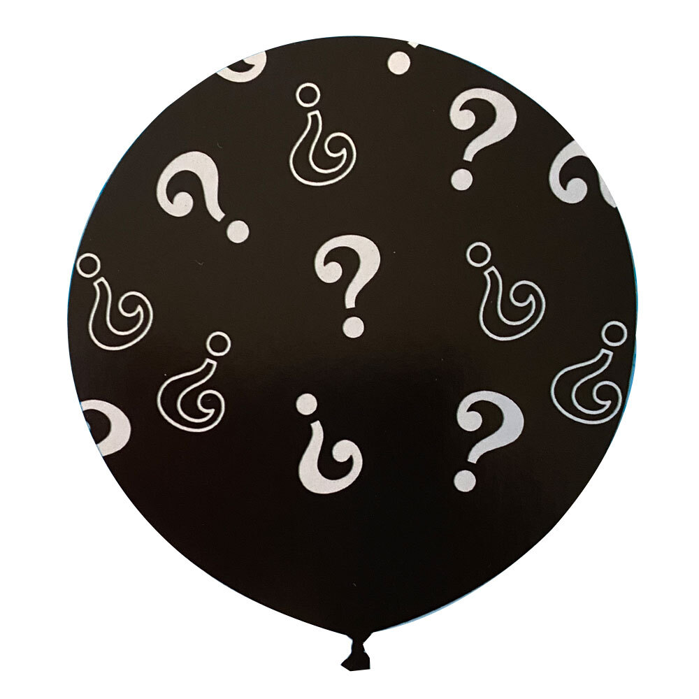 Gender reveal Μπαλόνια 15 τεμ. σετ με κομφετί. Περιλαμβάνει 1 τεμ 18''με ερωτηματικά και κομφετί επιλογής σας, 7 μπαλόνια It's a boy, 7 μπαλόνια It's a girl 3