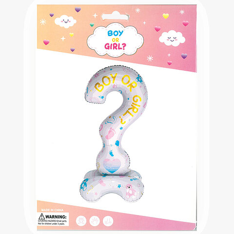 Μπαλόνι 47'' Boy Or Girl - The Standups - 120 εκατοστά (Φουσκώνει με αέρα) -Συσκευασμένο