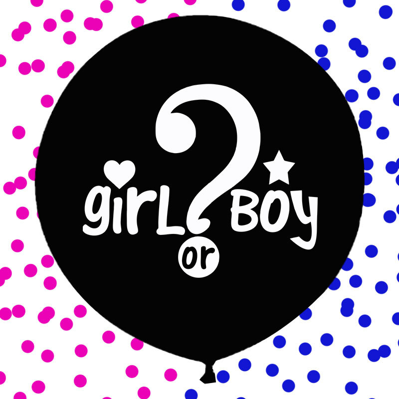 Gender reveal - Μπαλόνι 18'' τυπωμένο με boy or girl