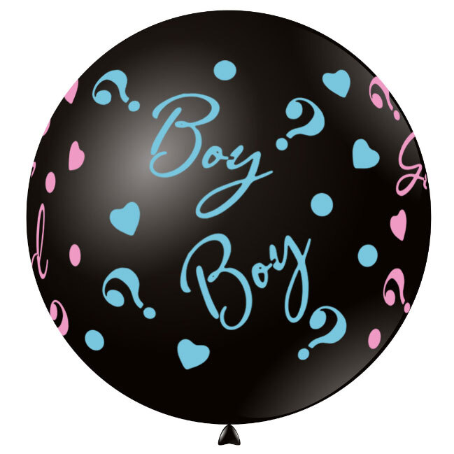 Gender reveal Μπαλόνι μεγάλο 36''-91 εκατοστών Σετ με κομφετί. Περιλαμβάνει κομφετί της επιλογής σας 2