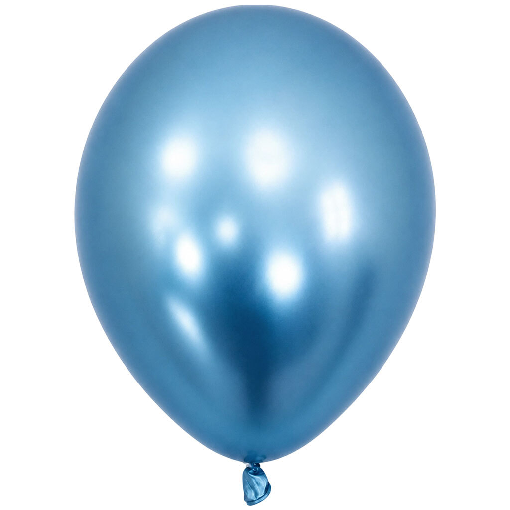 Μπαλόνι 12'' (30cm)  Blue C19 Chrome (50 Tεμάχια) - Marco Polo Quality Balloons