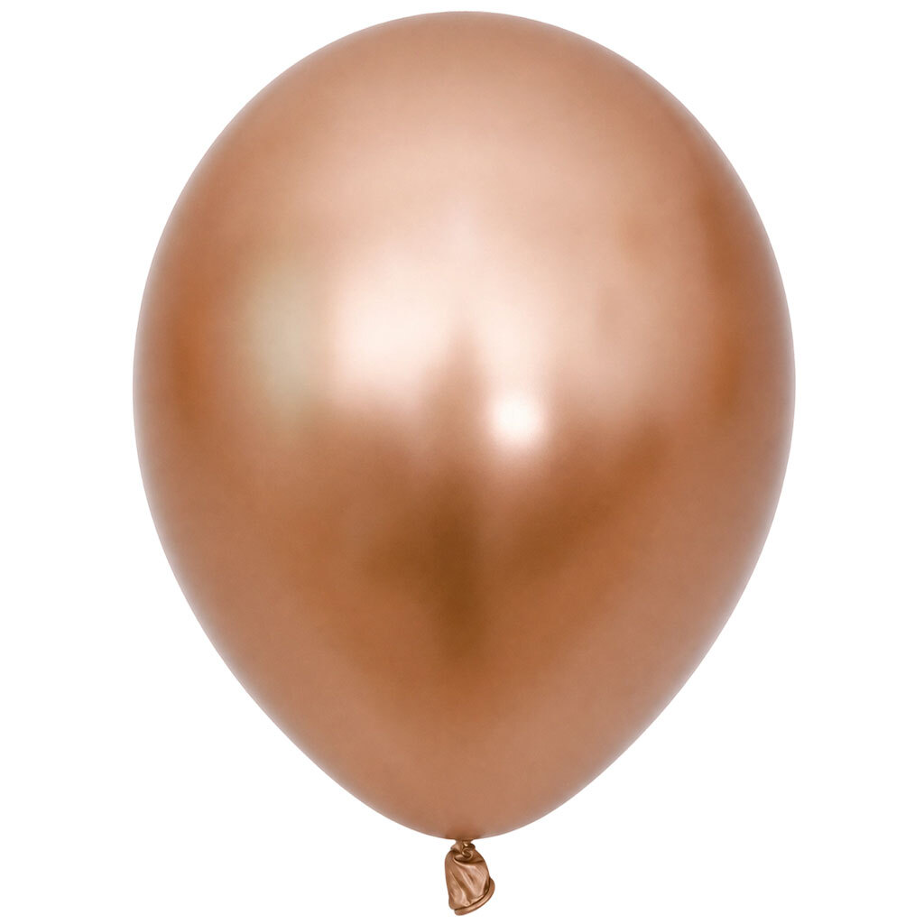  Μπαλόνι 5'' (13cm) Rosegold C9 Chrome (100 Tεμάχια) - Marco Polo Quality Balloons