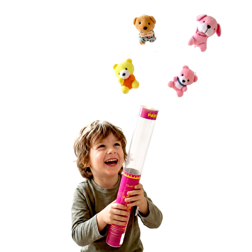 Cannon with Stuffed Teddy Bears - 60cm - Piece (Content always varies)