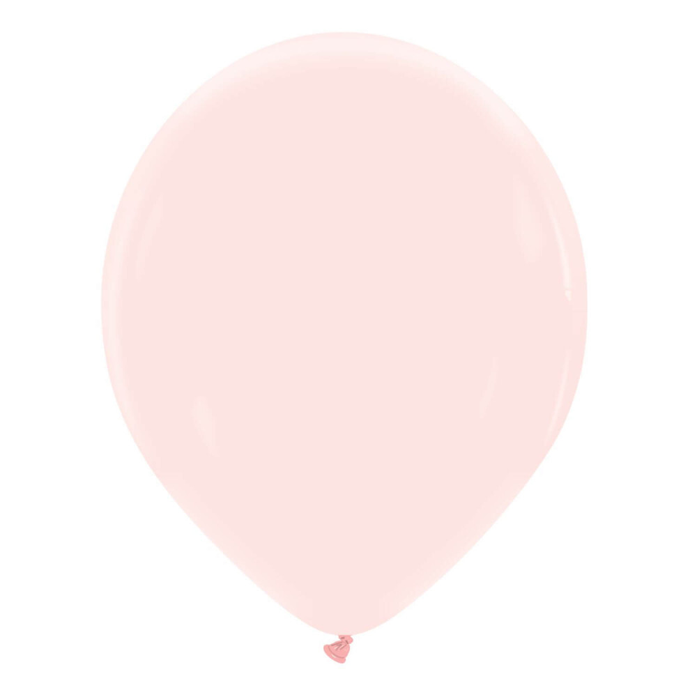 Balloons 13 inches matt Macaron Soft Pink Flamingo Pink (15 pcs)