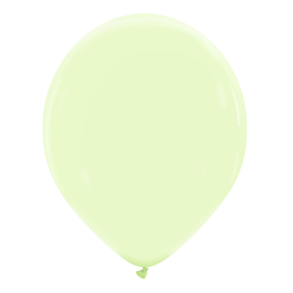 Μπαλόνια 13 ιντσών ματ Macaron Μέντα Green Tea (15 τεμάχια)