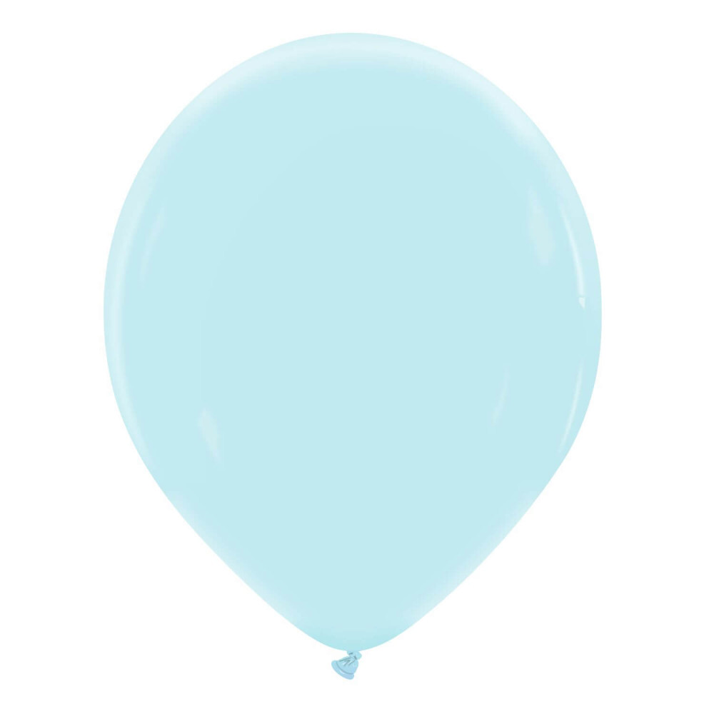 Μπαλόνια 13 ιντσών ματ Macaron Γαλάζιο Απαλό Mayan Blue (100 τεμάχια)