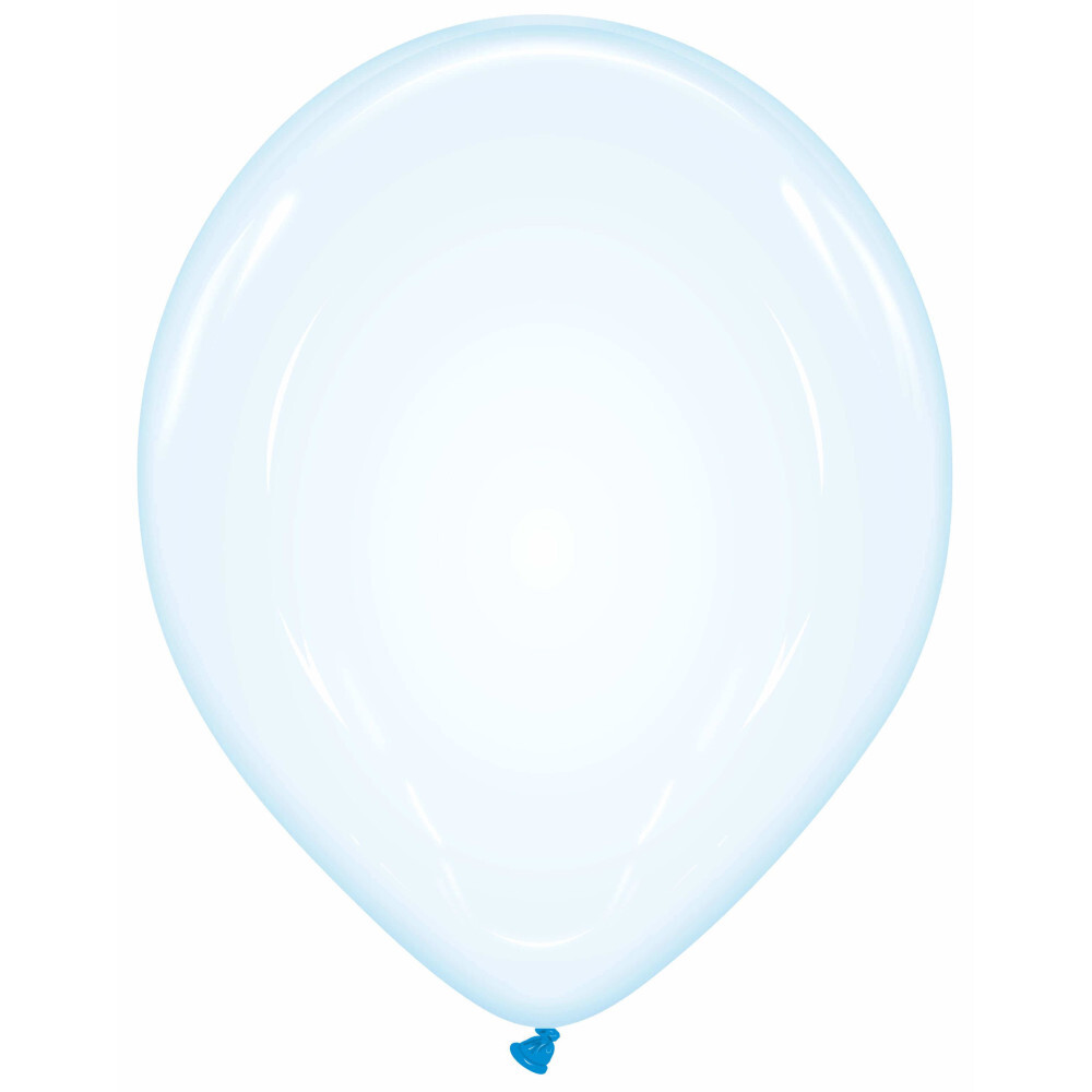Balloons 13 inches Crystal Soft Blue Soap Blue (100 pcs)