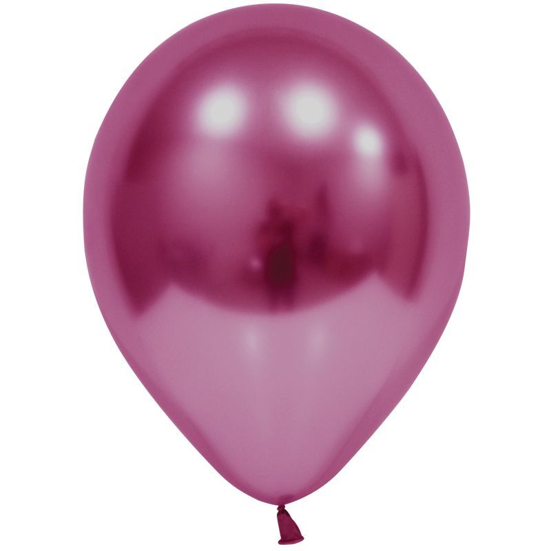 Balloons 12,5'' fuchsia Extra Metallic Chrome (50 pcs)