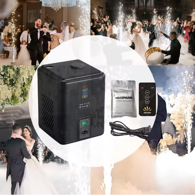 Cold Spark Machine 350 Watt - With a remote control