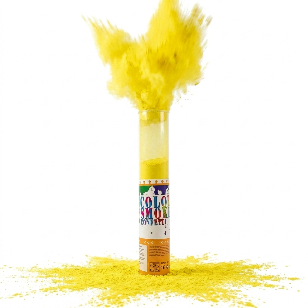 Κανονάκι Χρώματος Κίτρινο Color Powder - 30 cm