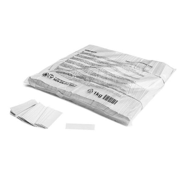 Κομφετί Λευκό 2cm Χ 5cm Χάρτινο - Συσκευασία (1 κιλό)