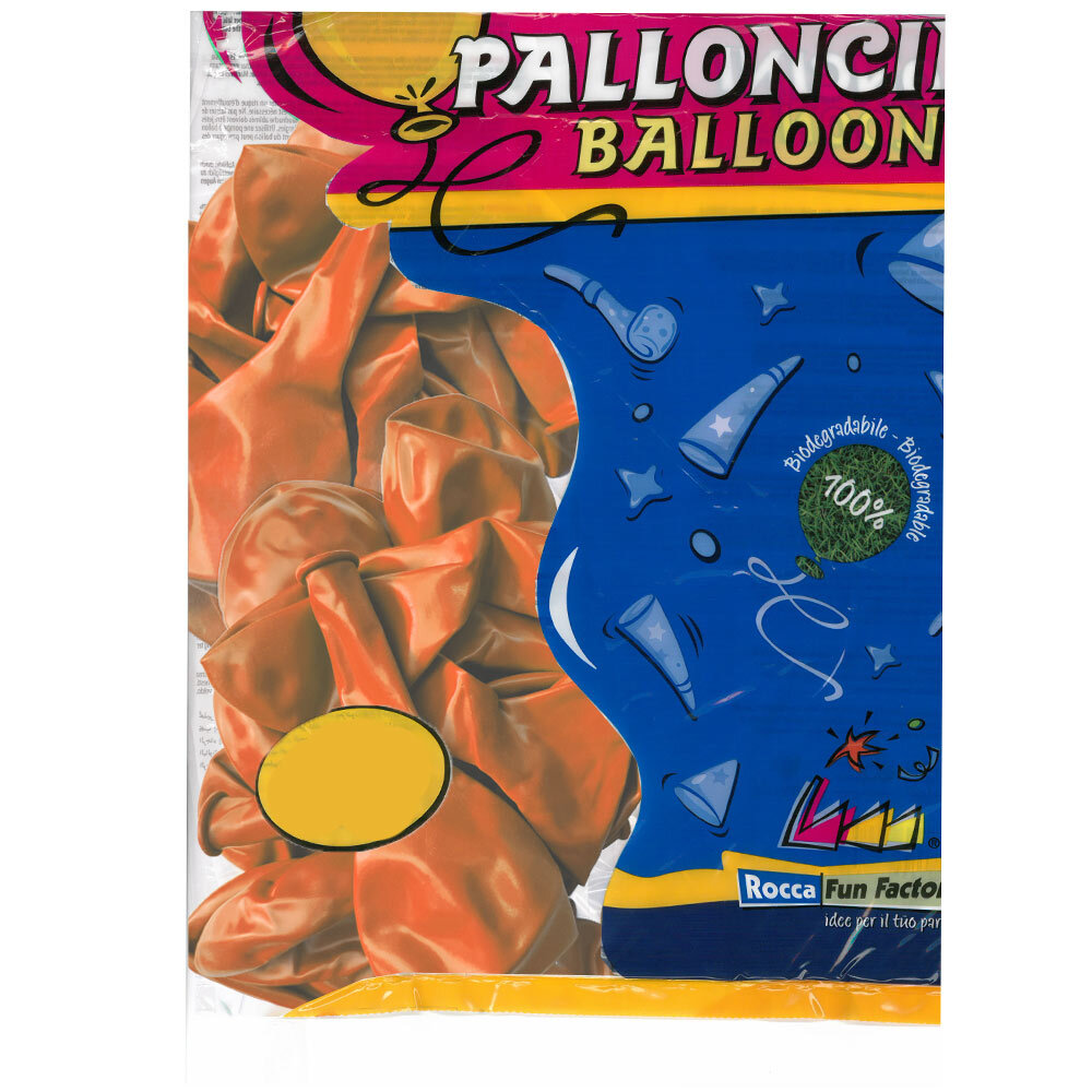 Μπαλόνια latex κοραλί 12 ιντσών Rocca Italy balloons 100 τεμάχια 4