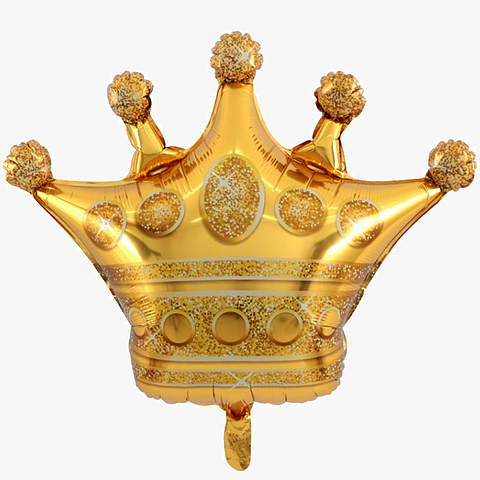 Balloon foil gold crown