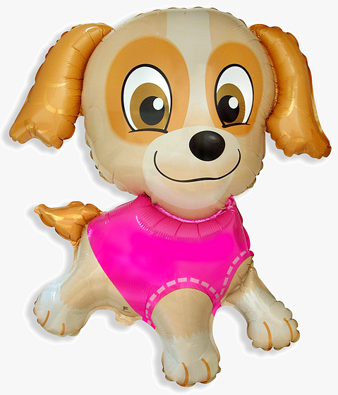 Balloon supershape Flexmetal puppy pink