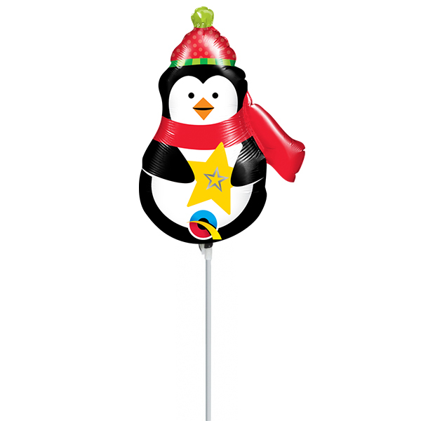 Μπαλόνι minishape foil Qualatex Precious Penguin
