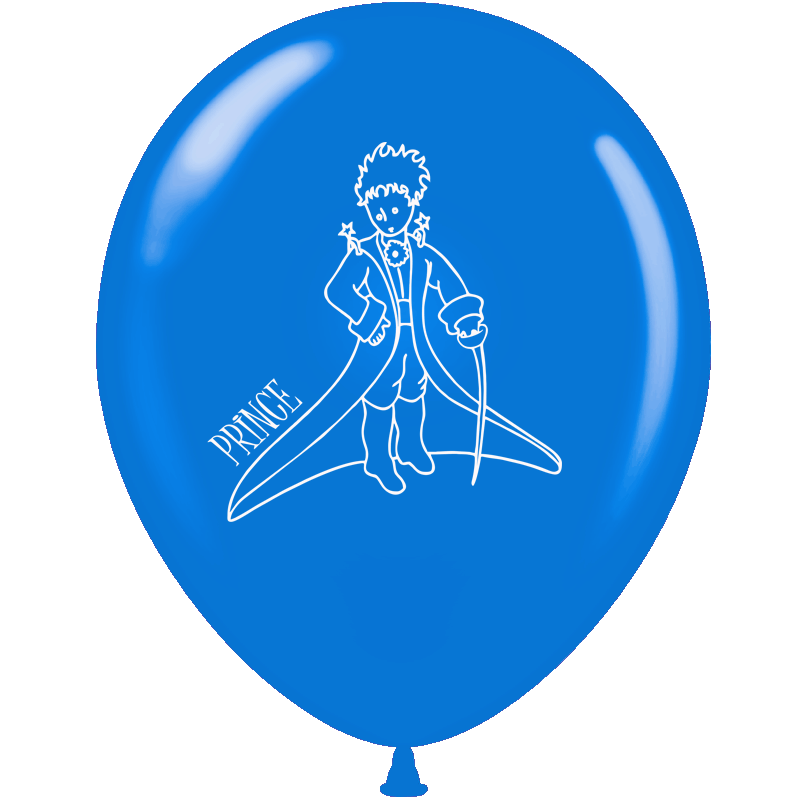 Balloons 12 inch printed prince 15 pcs packed ND