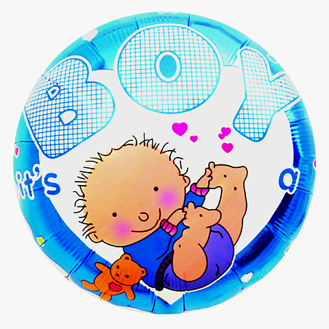 Μπαλόνι 18 ιντσών στρογγυλό BF it's a boy new