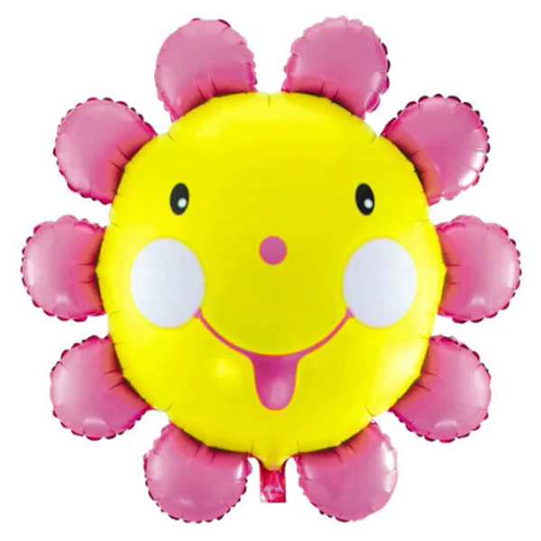 Balloon minishape Sun smile face ND