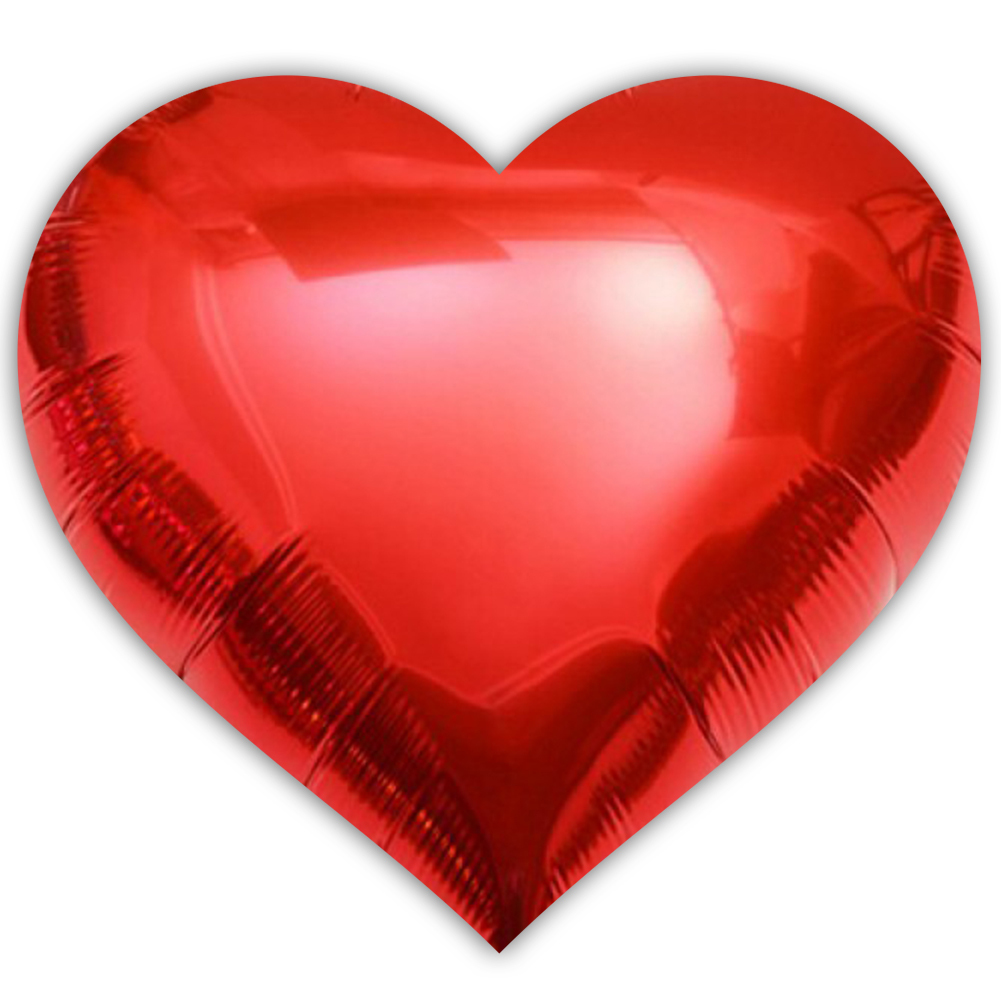 Balloon Heart Red 18 inch - Packed